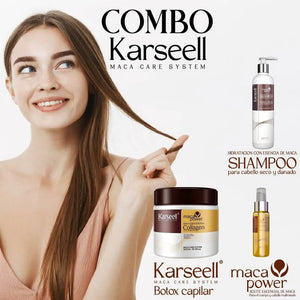 COMBO KARSEELL (Shampoo + Crema Capilar + Aceite de Argán) ORIGINAL 🇺🇸